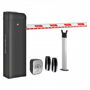 Комплект шлагбаума BR-PRO-RPD3000LEDKIT, в составе стойка Barrier-PRO-RPD со встроенной сигнальной лампой и приемником, стрела BOOM-3-LED, опора стрелы V-HOLDER, ключ-кнопка KEYSWITCH-N, фотоэлементы PHOTOCELL-N, BR-PRO-RPD3000LEDKIT